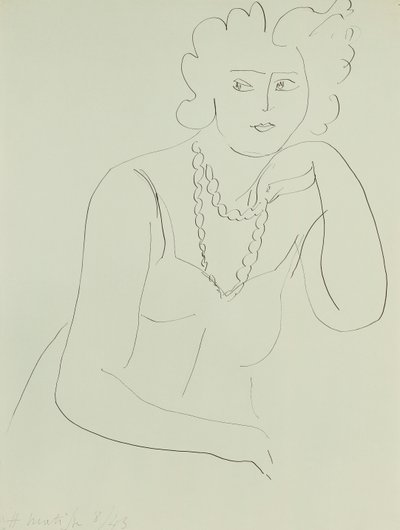 Frau mit Halskette von Henri Matisse