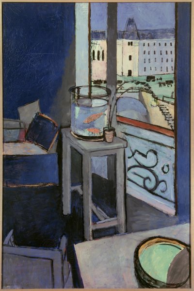 Innenraum mit Goldfischglas 1914 von Henri Matisse