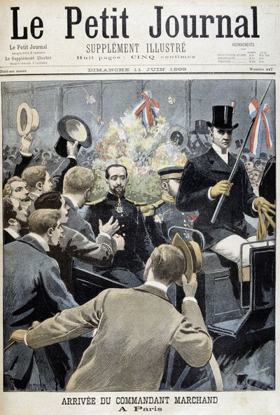Ankunft des Kommandanten Marchand in Paris - in „Le Petit Journal“ vom 11.06.1899 von Henri Meyer