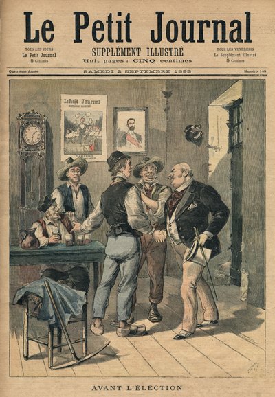 Vor der Wahl, Illustration aus 