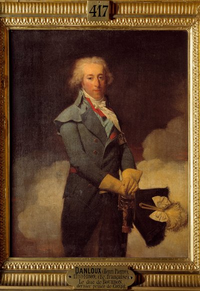Porträt von Louis Henri Joseph de Bourbon (1756 - 1830), neunter und letzter Prinz von Condé von Henri Pierre Danloux