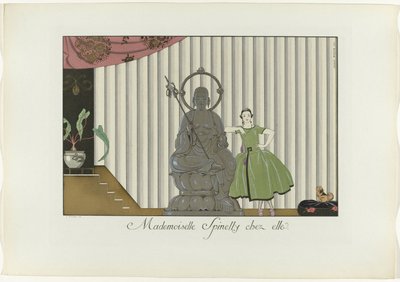 Mademoiselle Spinelly bei sich zu Hause von Henri Reidel