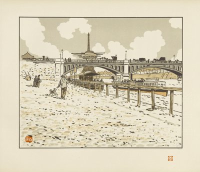 Vom Pont de Grenelle [Die sechsunddreißig Ansichten des Eiffelturms] von Henri Rivière