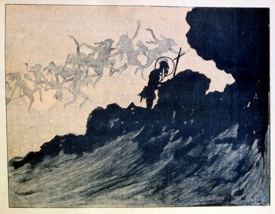 Die Versuchung des Heiligen Antonius. 1887. von Henri Rivière von Henri Rivière