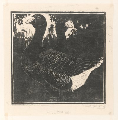 Toulouse-Gänse von Henri Verstijnen (signed by artist)