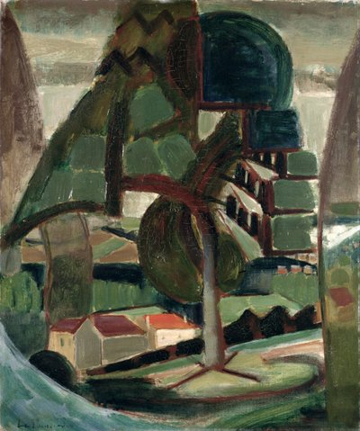 Landschaft bei Meulon-Hardricourt von Henri Victor Gabriel Le Fauconnier