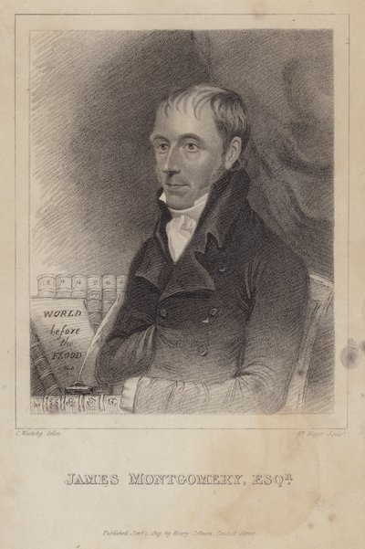 James Montgomery, schottischer Dichter und Hymnenschreiber von Henri after Meyer