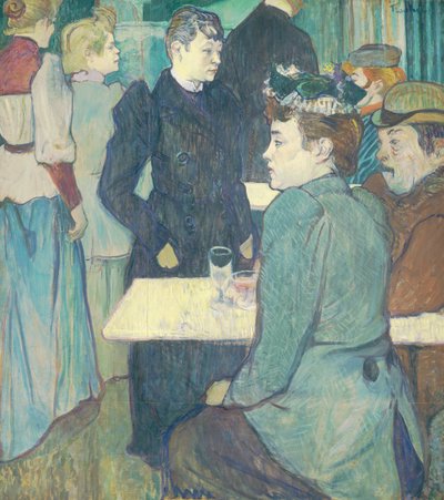 Eine Ecke des Moulin de la Galette von Henri de Toulouse-Lautrec