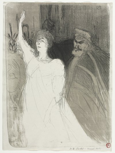 Ein fürstliches Idyll, Clara Ward von Henri de Toulouse-Lautrec