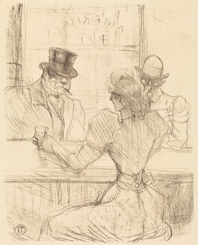 In der Picton-Bar, Rue Scribe von Henri de Toulouse-Lautrec