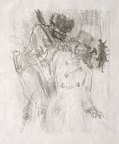 Am Fuße des Sinai: Verhaftung von Schlomé Fuss von Henri de Toulouse-Lautrec