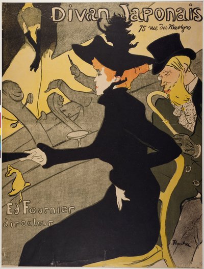 Divan Japonais von Henri de Toulouse-Lautrec