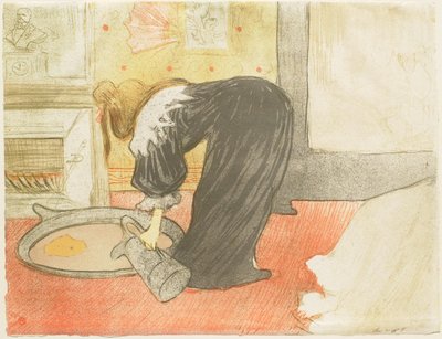 Elles: Frau mit Wanne von Henri de Toulouse-Lautrec