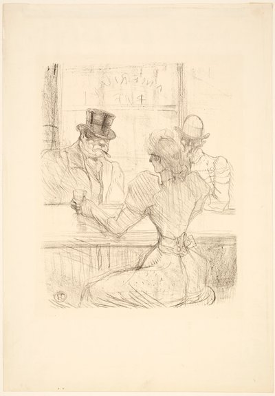 In der Picton Bar (American Bar), rue Scribe von Henri de Toulouse-Lautrec
