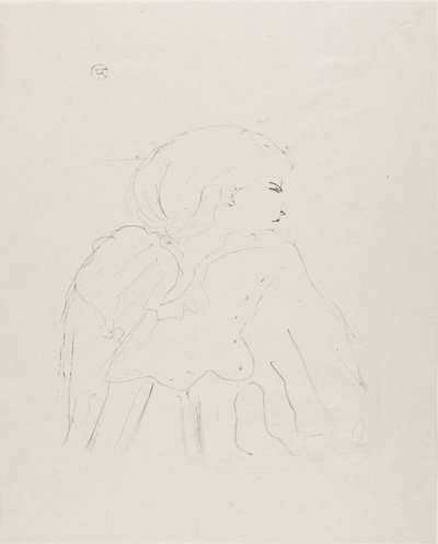 Jane Hading, aus Treize Lithographies von Henri de Toulouse-Lautrec
