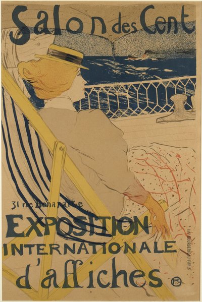 La Passagère du 54 - Promenade en Yacht (Passagier von Nummer 54 - Auf einer Kreuzfahrt) von Henri de Toulouse-Lautrec