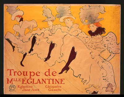 Die Truppe von Fräulein Eglantine von Henri de Toulouse-Lautrec