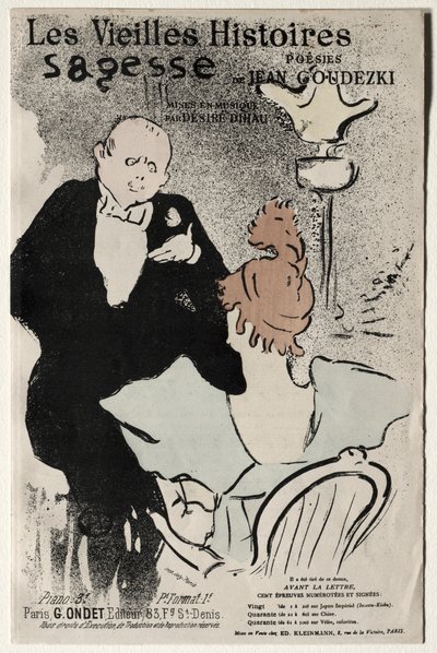 Les Vieilles histoires: Sagesse von Henri de Toulouse-Lautrec