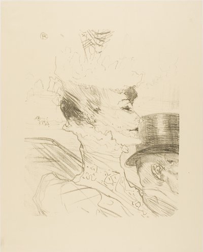 Louise Balthy, aus Dreizehn Lithographien von Henri de Toulouse-Lautrec