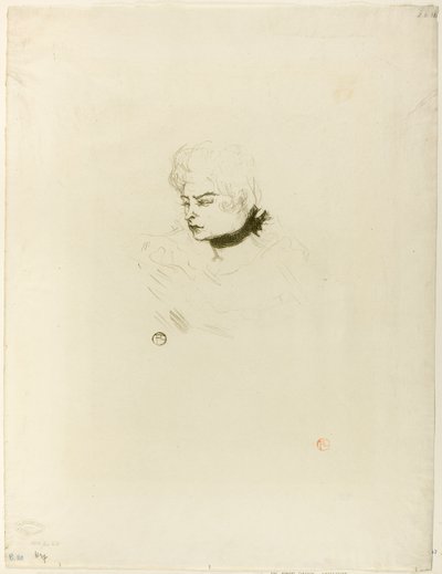 Mademoiselle Pois Vert von Henri de Toulouse-Lautrec