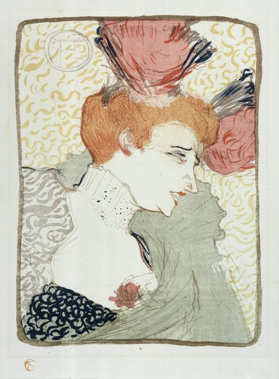Marcelle Lender en Buste von Henri de Toulouse-Lautrec