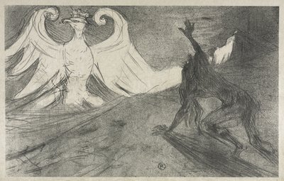 Entwurf für Frontispiz zu: Am Fuß des Sinai von Henri de Toulouse-Lautrec