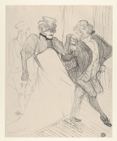 Réjane und Galipaux, in Madame Sans-Gêne von Henri de Toulouse-Lautrec
