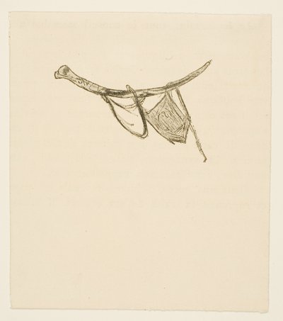 Schlussstück aus Au Pied du Sinaï von Henri de Toulouse-Lautrec