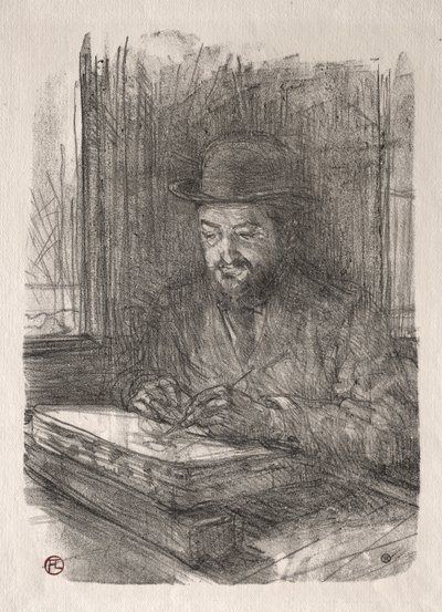 Der gute Lithograf von Henri de Toulouse-Lautrec