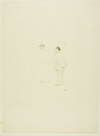 Der Hauptverkäufer bei Jourdan und Brown von Henri de Toulouse-Lautrec