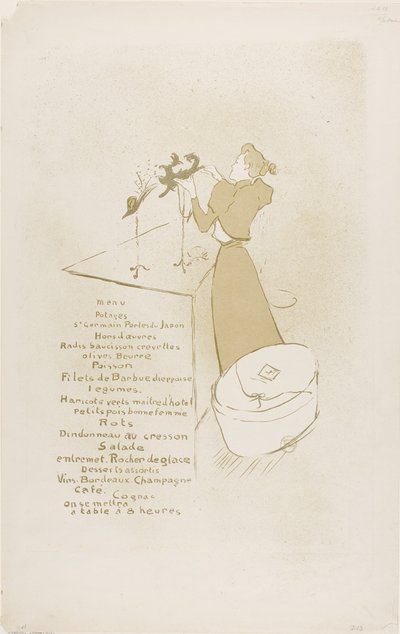 Die Modistin, Renée Vert von Henri de Toulouse-Lautrec