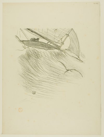 Die Seeschwalben, aus Mélodies de Désiré Dihau von Henri de Toulouse-Lautrec
