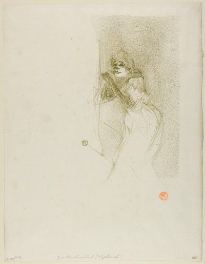 Yvette Guilbert von Henri de Toulouse-Lautrec