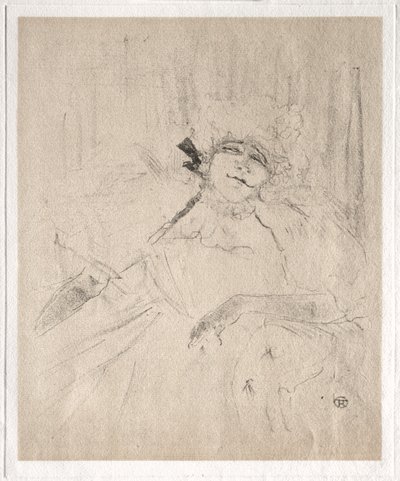 Yvette Guilbert: Chanson Ancienne von Henri de Toulouse-Lautrec