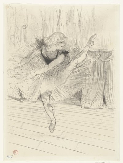 Porträt der Tänzerin Ida Heath von Henri de Toulouse Lautrec (signed by artist)