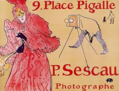 9. Place Pigalle - P. Sescau, Fotograf von Henri de Toulouse Lautrec