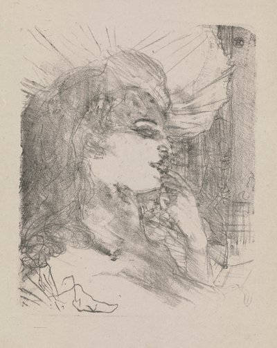 Anna Held, aus Portraits von von Henri de Toulouse Lautrec