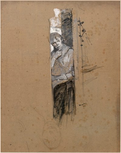 Hinter der Bühne oder die Tänzerin von Henri de Toulouse Lautrec