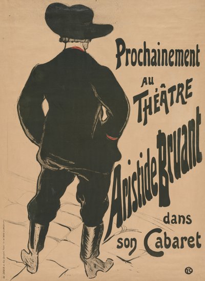 Bruant au Mirliton von Henri de Toulouse Lautrec