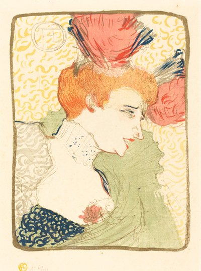 Büste von Mlle. Marcelle Lender von Henri de Toulouse Lautrec