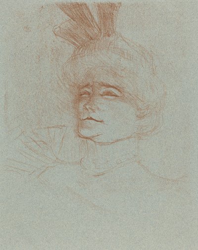 Büste von Mlle. Marcelle Lender, drei Viertel gedreht, 1898 von Henri de Toulouse Lautrec