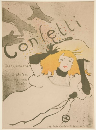 Konfetti von Henri de Toulouse Lautrec