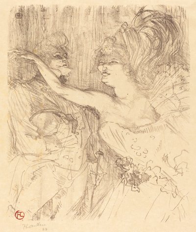 Guy und Mealy in "Paris qui marche" von Henri de Toulouse Lautrec