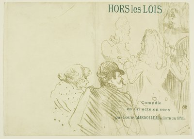 Hommage an Molière von Henri de Toulouse Lautrec