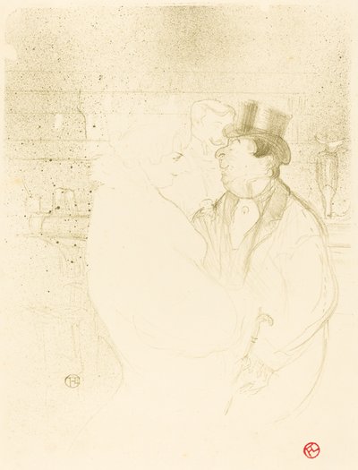 Ida Heath an der Bar von Henri de Toulouse Lautrec