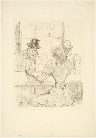 In der Picton Bar (American Bar), rue Scribe von Henri de Toulouse Lautrec