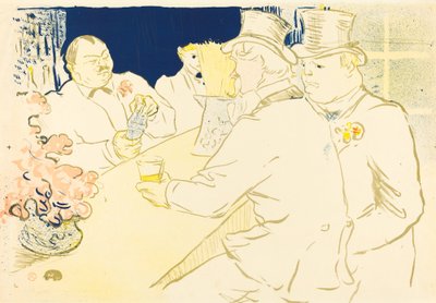 Irische und amerikanische Bar, rue Royale, 1896 von Henri de Toulouse Lautrec