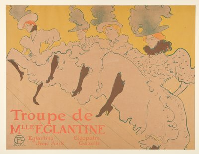 Die Truppe von Mademoiselle Eglantine von Henri de Toulouse Lautrec