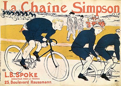 La chaîne Simson, Werbeplakat, 1896 von Henri de Toulouse Lautrec