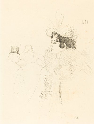 Miss May Belfort in der Irish and American Bar, rue Royale von Henri de Toulouse Lautrec